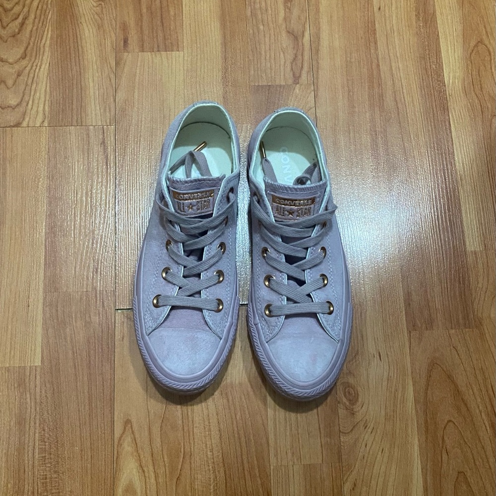 Converse Lilac Lace-Up Sneakers